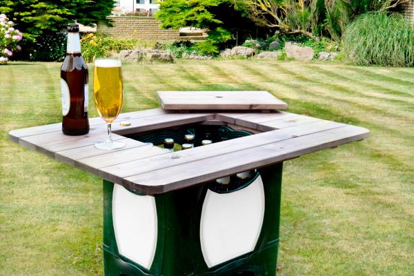 Bierkastenaufsatz aus Holz 78x58cm